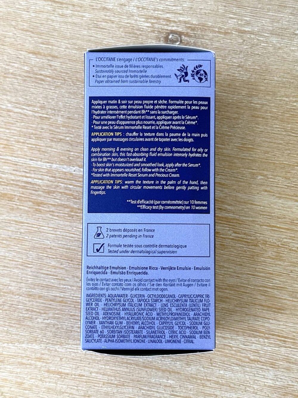 L'Occitane Immortelle Précieuse Enriched Emulsion 2.6 oz Anti-Aging NWT Costco - Picture 3 of 6